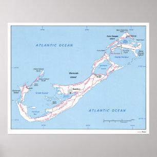 Poster Mapa das Bermudas (1976)