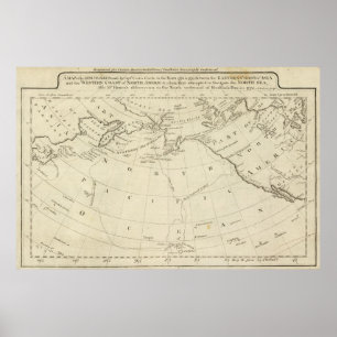 Poster Mapa das descobertas feitas pelo cozinheiro e pelo