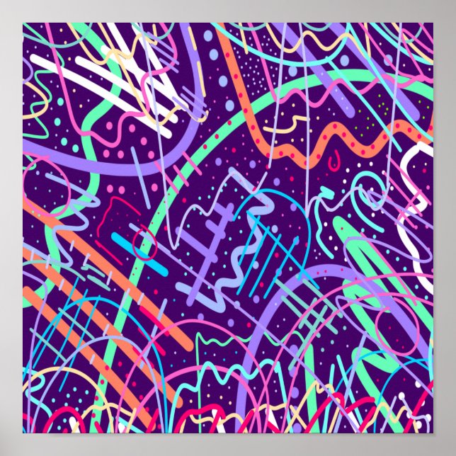 Poster Mapa das Estrelas (Frente)