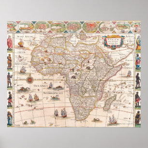Póster Mapa de África 3