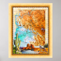 "Mapa de Arizonas" "Arte de Arizona"