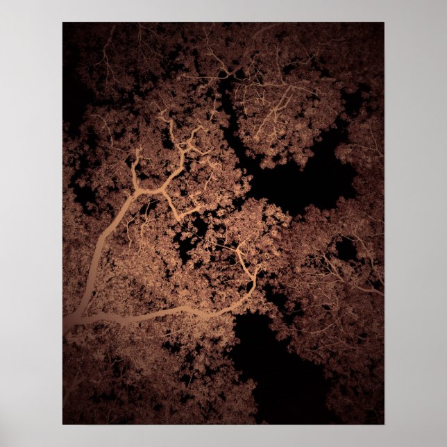 Poster Mapa de Árvores 5 (Frente)