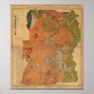 Poster Mapa de avaliação geológico de parque nacional