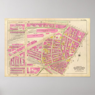Póster Mapa de Boston 19