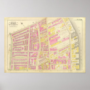 Poster Mapa de Boston 8
