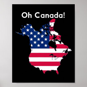 Poster Mapa De Camisas Dos Eua Engraçado Trump 2025 1