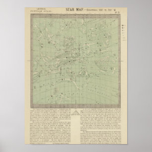 Póster Mapa de estrela