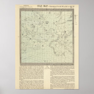 Póster Mapa de estrela 2