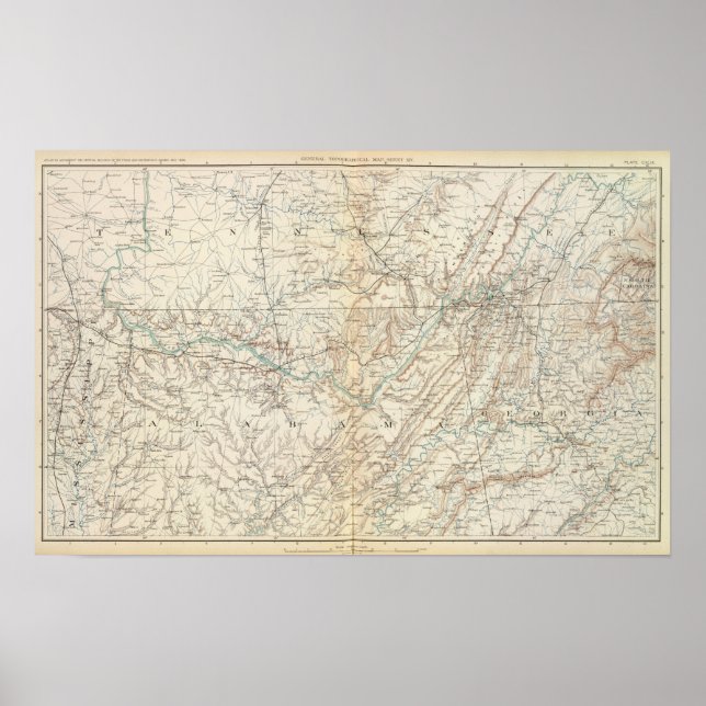 Póster Mapa de genes XIV (Frente)