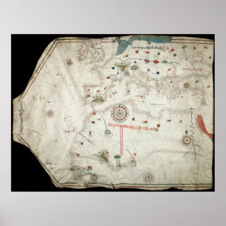 Poster Mapa de Jorge Aguiar - 1492