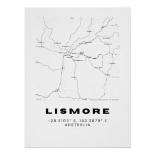 Póster Mapa de Lisboa minimalista com coordenadas