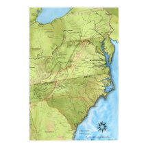 Mapa de lugares importantes para os índios do Sude