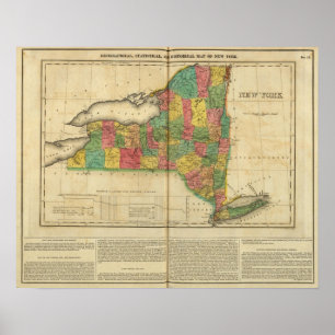 Póster Mapa de New York