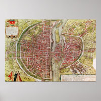 Mapa de Paris de Civitates orbis terrarrum