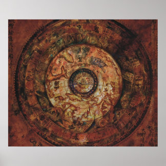 Poster Mapa de Réplica de Jack Sparrows Map Sao Feng