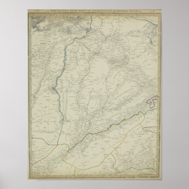 Poster Mapa de Sistemas Fluviais (Frente)