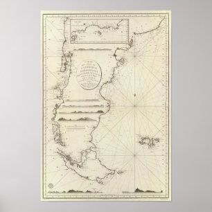 Poster Mapa do Chile