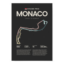 Mapa do Circuito do Grande Prêmio de Mônaco