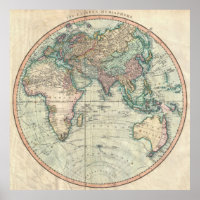 Mapa do Hemisfério Oriental (1801)
