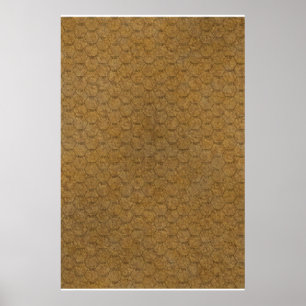 Póster Mapa do Hex da área deserta