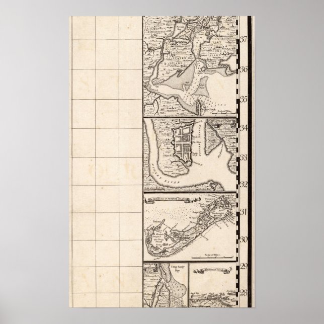 Póster Mapa do Império Britânico na América 12 (Frente)