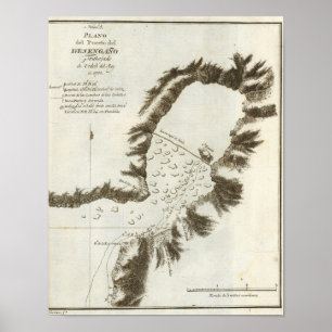 Póster Mapa do livro de Alaska
