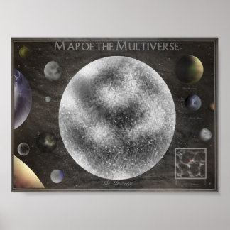 Póster Mapa do Multiverso