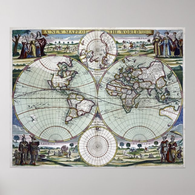 Poster Mapa do mundo (Frente)