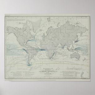 Póster Mapa do mundo 4