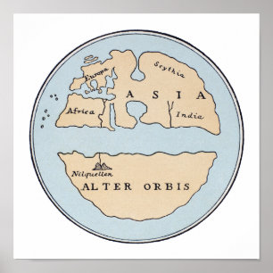 Poster MAPA DO MUNDO, século I