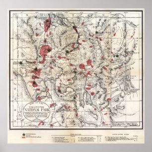 POSTER MAPA DO PARQUE AMARELO 1881
