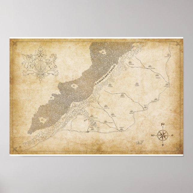 Poster Mapa do Senhor FUGUE (Frente)