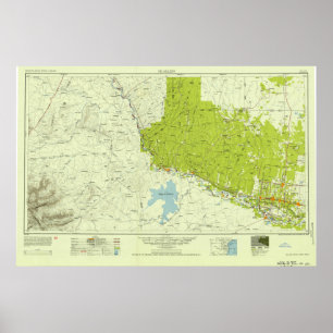 Poster Mapa do Topo do Vale do Rio Grande