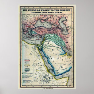 Poster Mapa 'do World de Noah