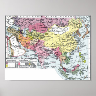 PÓSTER MAPA: EUROPA EM ÁSIA