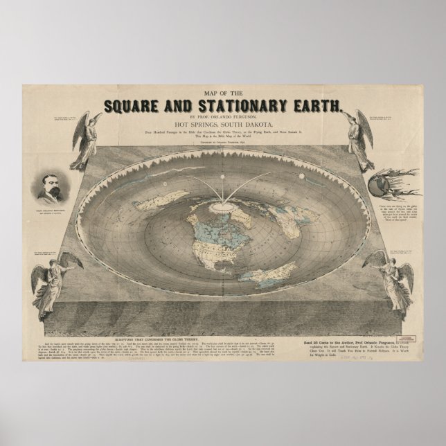 Póster Mapa Ferguson (Frente)