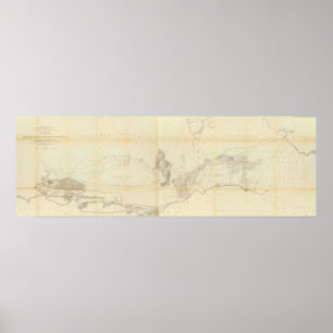Poster Mapa geral das explorações e das avaliações