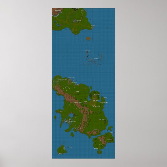 Poster Mapa Mundial (Frente)