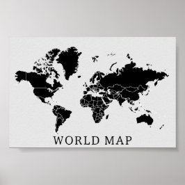 Poster Mapa Mundial