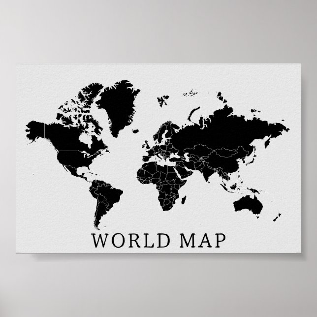 Poster Mapa Mundial (Frente)