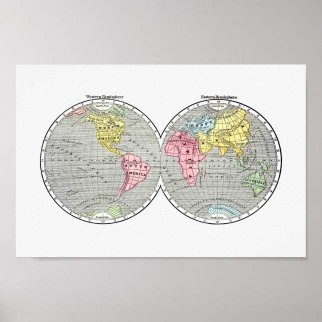 Poster Mapa Mundial (Frente)