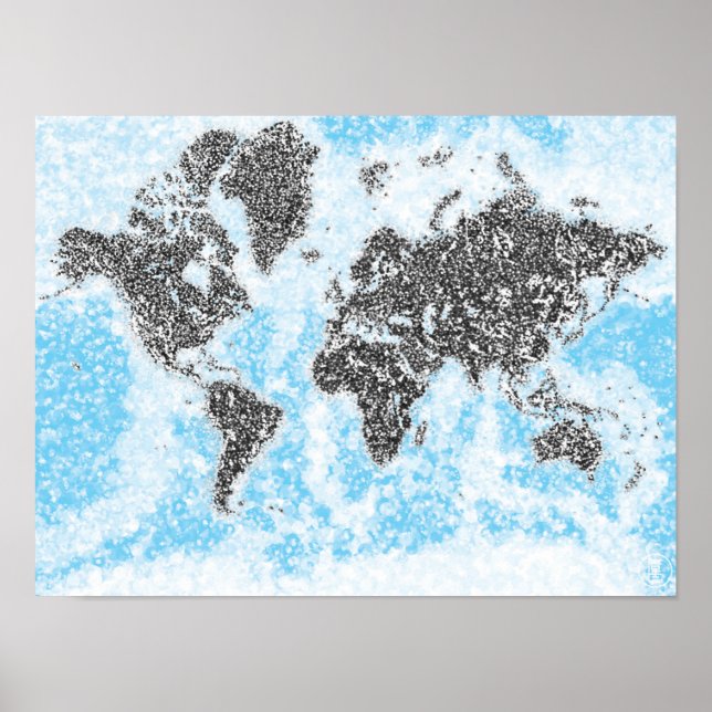 Poster Mapa Mundial (Frente)