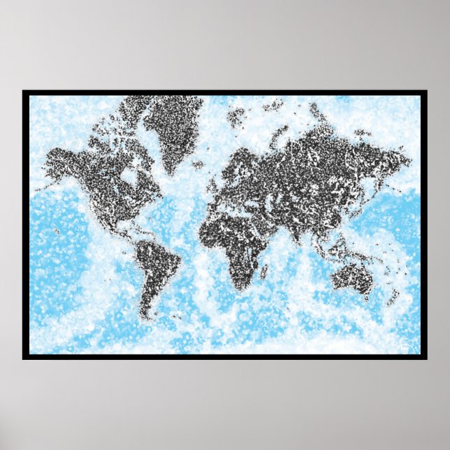 Poster Mapa Mundial (Frente)