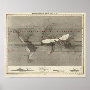 Poster Mapa Mundial de Precipitação