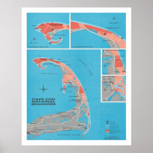 Poster Mapa Nacional das Terras do Cabo (1968)