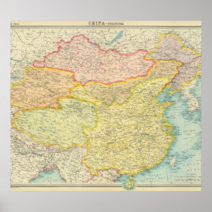Poster Mapa político de China