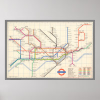 Mapa Subterrâneo de Londres