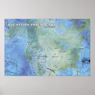 Poster Mapa - Uma Nação, Em Derby