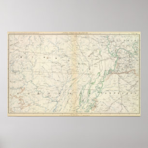 Póster Mapa XVIII do Gen
