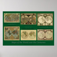 Mapas do Mundo ao longo dos séculos